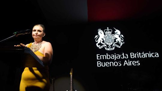 La embajada británica celebró el cumpleaños del Rey Carlos III