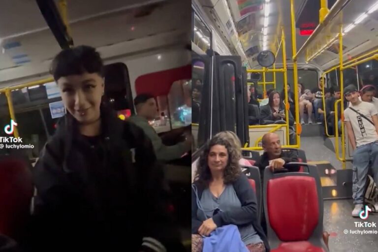Le pidió a los pasajeros de un colectivo que le cantaran el feliz cumpleaños y su reacción se viralizó