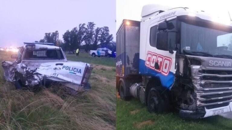 Ruta trágica: auxiliaban en un choque y fueron atropellados por un camión