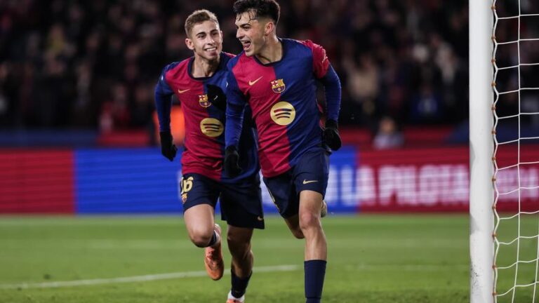 El 1-0 del FC Barcelona en el FC Barcelona 1-2 Atlético de Madrid de la jornada 18 de LaLiga EA Sports