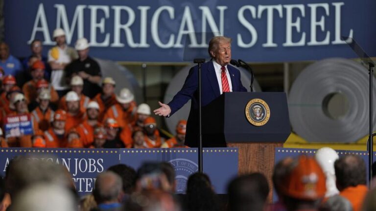 Trump anuncia que subirá los aranceles al acero del 25% al 50%