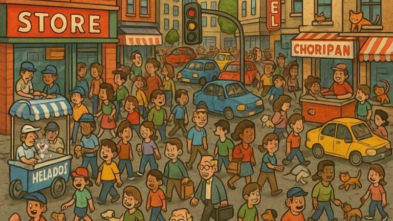 Desafío visual: encontrá al conejo que se esconde entre 60 personas