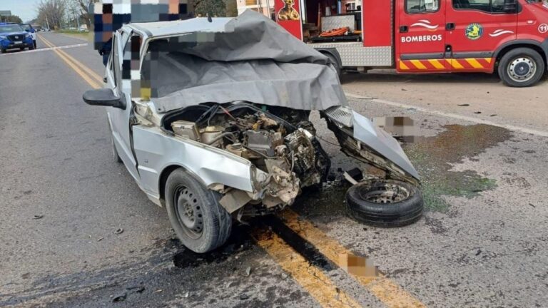Falleció un automovilista en un choque en Las Higueras