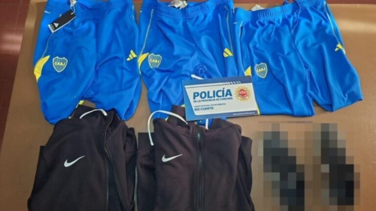 Lo detuvieron tras robar ropa deportiva en pleno centro de Río Cuarto