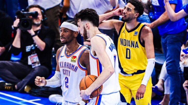 Oklahoma City lidera la final de la NBA ante Indiana: quedó a un paso del título