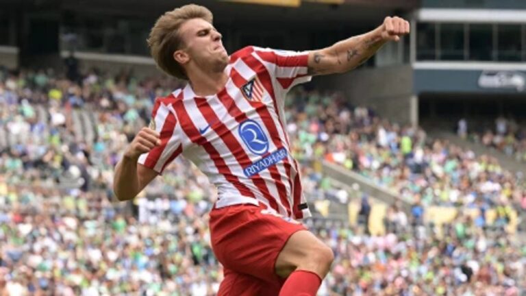 El Atlético de Madrid le ganó por 3 a 1 al Seattle Sounders