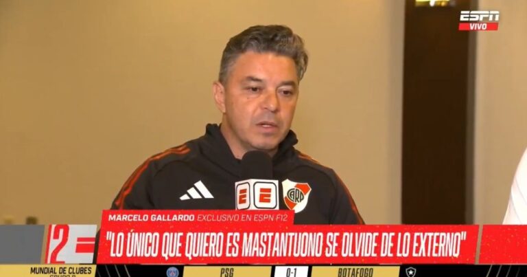 La mirada de Marcelo Gallardo sobre el futbolista moderno: «Cada vez hay más distracciones»