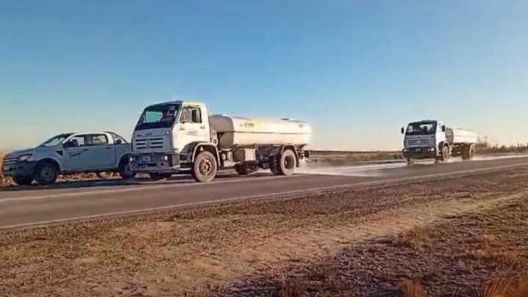 Hielo: Reforzaron el riego con sal en los tramos críticos de Altas Cumbres