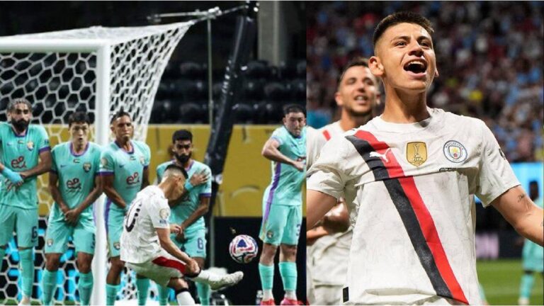 Mundial de Clubes: el golazo del Diablito Echeverri en el Manchester City desde todos los ángulos