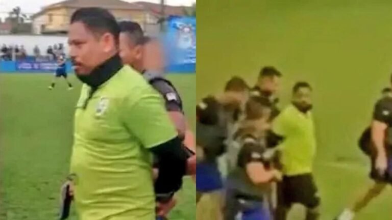 Escándalo en Brasil: detienen a un árbitro en pleno partido por vínculos con el narcotráfico