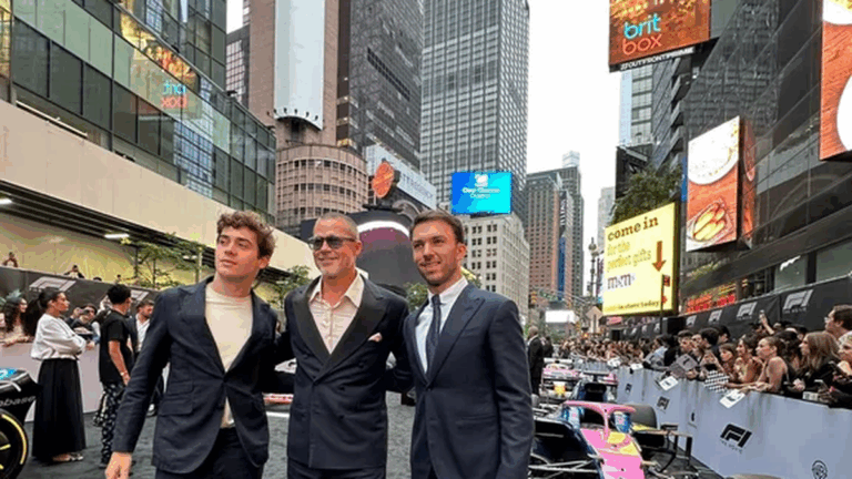 Fórmula 1: Brad Pitt, la estrella «fanática» de Franco Colapinto