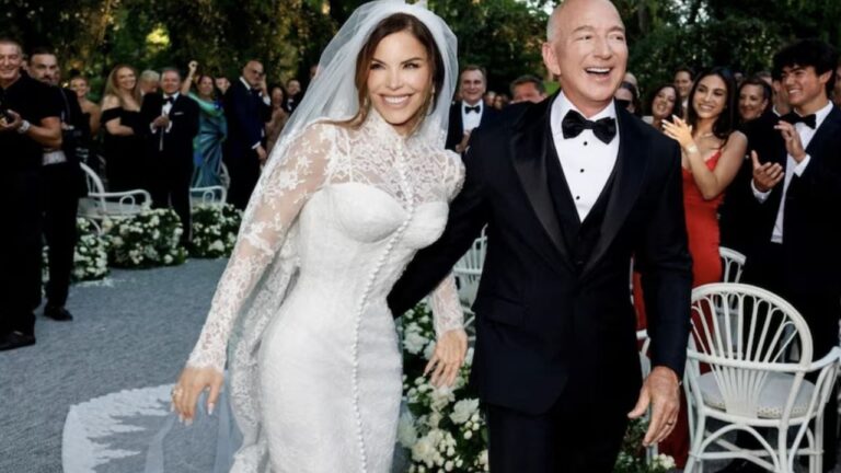 Con una espectacular fiesta, Jeff Bezos y Lauren Sanchez se casaron en Venecia