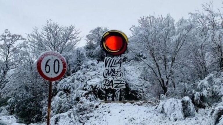 La nieve podría ser la gran protagonista en Villa Carlos Paz