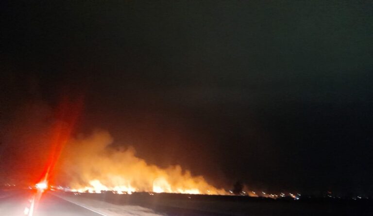 Incendio en Córdoba: contuvieron las llamas que azotaron la zona de Falda del Carmen