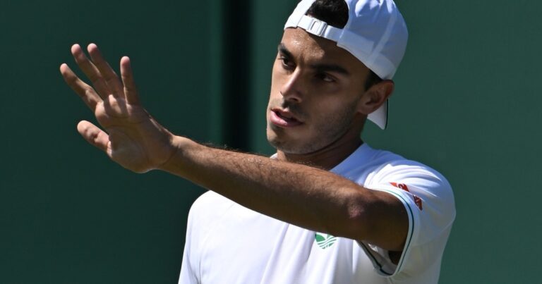 Francisco Cerúndolo quedó eliminado en la primera ronda de Wimbledon frente a Nuno Borges