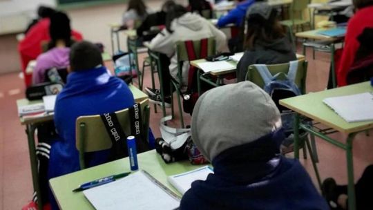 Córdoba: por la ola de frío este lunes no se computan las faltas en las escuelas