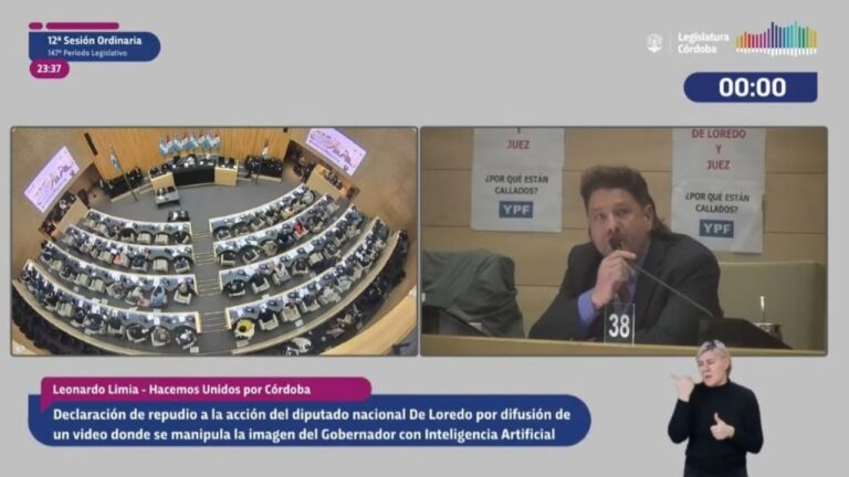 Limia apuntó al juecismo y a la UCR por el video falso de Llaryora