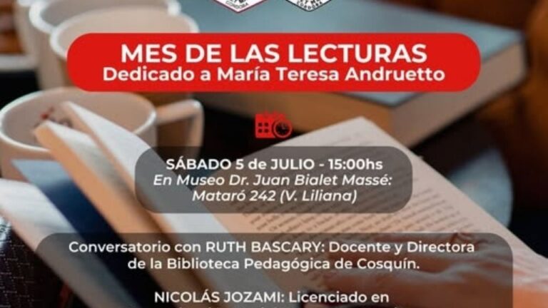Conversatorio sobre María Teresa Andruetto en el Mes de las Lecturas