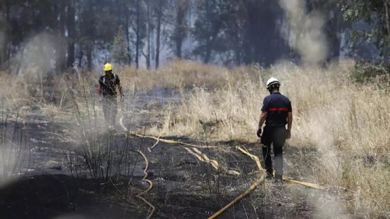 Los bomberos de Córdoba extinguen un incendio en la parcelación de La Golondrina