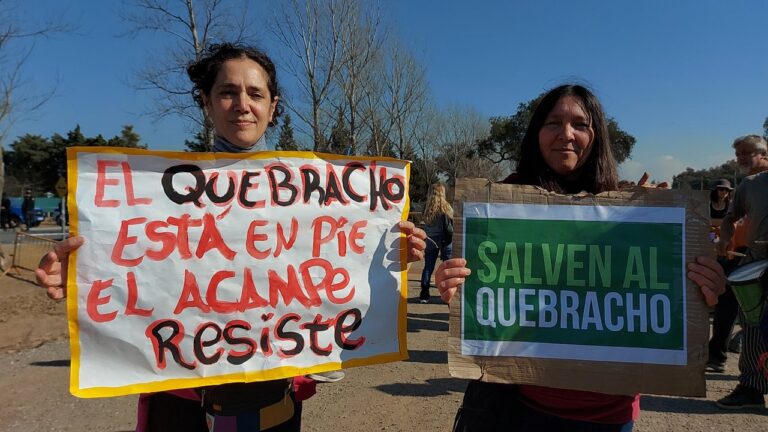 Amplían el perímetro del Quebracho Blanco en la avenida Padre Lucchesse