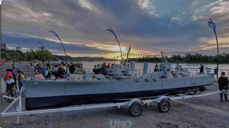 Guerra de Malvinas: El Crucero General Belgrano navegará el lago San Roque