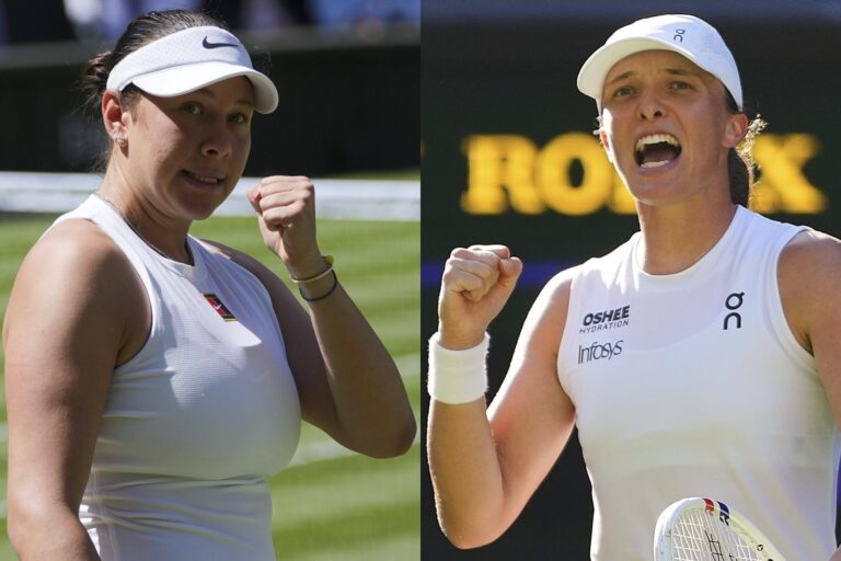 Iga Swiatek vs. Amanda Anisimova en la final de Wimbledon, en vivo