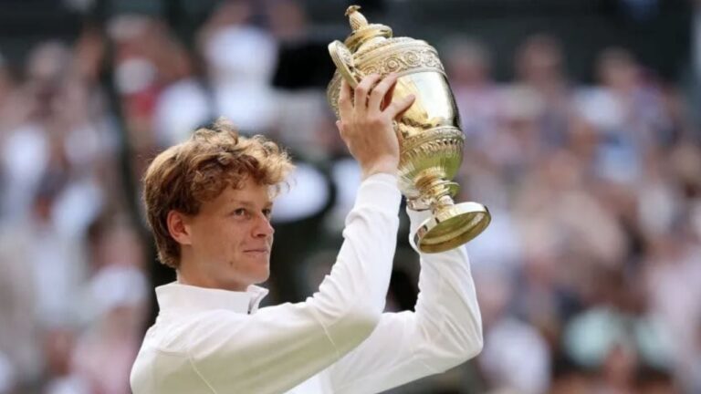 Sinner dio vuelta el partido ante Alcaraz y se coronó en Wimbledon