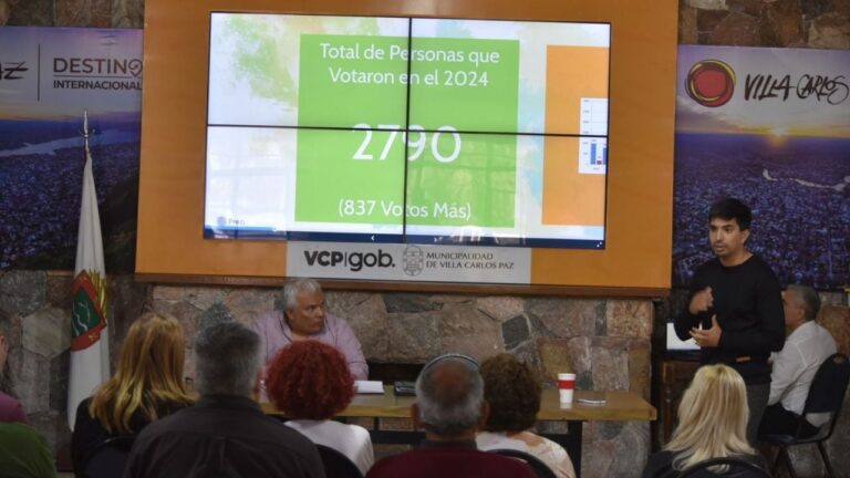 Presupuesto participativo en Carlos Paz: elegí lo que tu barrio necesita