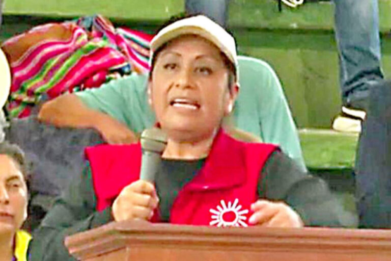 Ruth Nina anticipó un baño de sangre: El TSE solo ‘va a contar muertos’