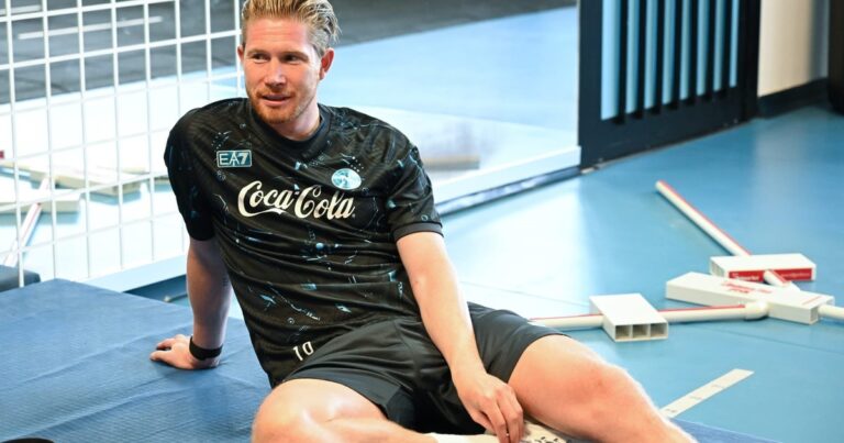 La sorpresa de De Bruyne en Napoli cuando le dieron la 10 de Maradona: «Es sólo para entrenar…»