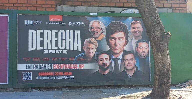 Se realiza «La Derecha Fest» en Córdoba: Milei hablará cerca de las 21