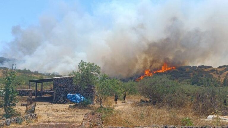 Se declara un incendio en el norte de Tenerife
