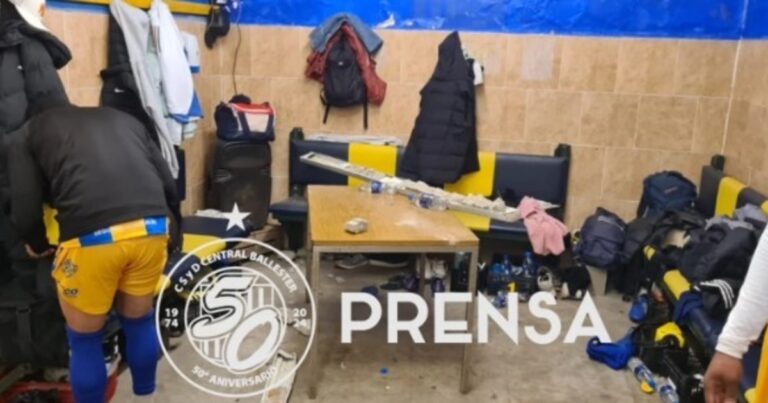 Sigue la pelea, pero afuera de la cancha: Central Ballester, los «dichos falsos» de Luis Ventura y el vestuario destrozado