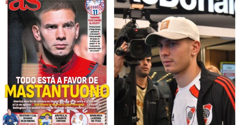 En España anticipan chances para Mastantuono