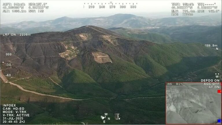 Video | Imágenes aéreas del incendio