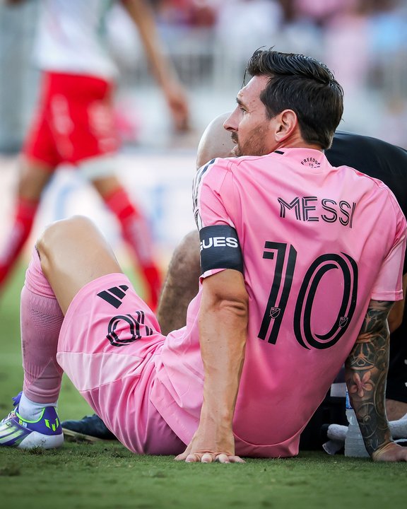 Alarma en Inter Miami y en la Selección Argentina: Lionel Messi sufrió una inesperada lesión en la Leagues Cup