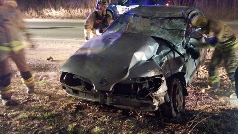 Ruta 38: volcó un auto y trasladaron al conductor