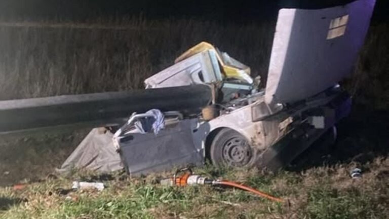 Tragedia en la ruta 19: murieron tres niños y un hombre cerca de El Tío