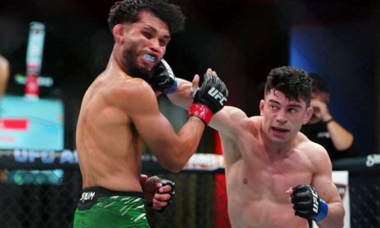 Kevin Vallejos volvió a ganar en la UFC y se perfila como una promesa argentina en peso pluma