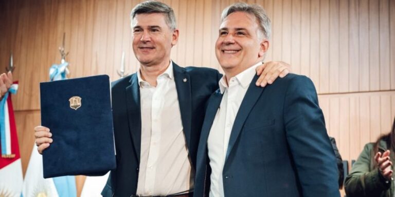 Martín Llaryora y Daniel Passerini anuncian el ensanche del Camino San Antonio