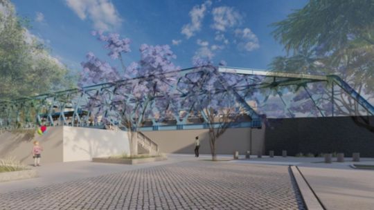 El gobierno porteño avanza con la construcción del nuevo puente sobre Ciudad de la Paz