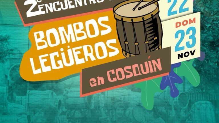 Cosquín late al ritmo de los bombos: se viene el 2 Encuentro de Bombos Legüeros!