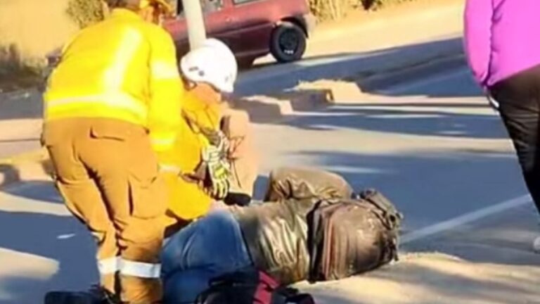 Fuerte choque en la Ruta 38: un perro habría originado el accidente de moto y auto