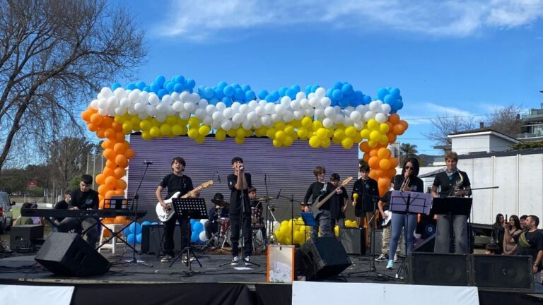 Jóvenes músicos brillaron en la fiesta del Día del Niño