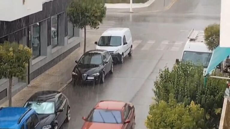 Una tormenta en plena ola de calor deja una tromba de agua en Los Pedroches sin incidencias