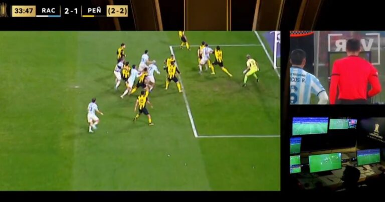 Marcos Rojo y un agridulce Racing vs Peñarol: gol anulado, expulsión insólita en el banco y euforia por la clasificación en la Copa Libertadores