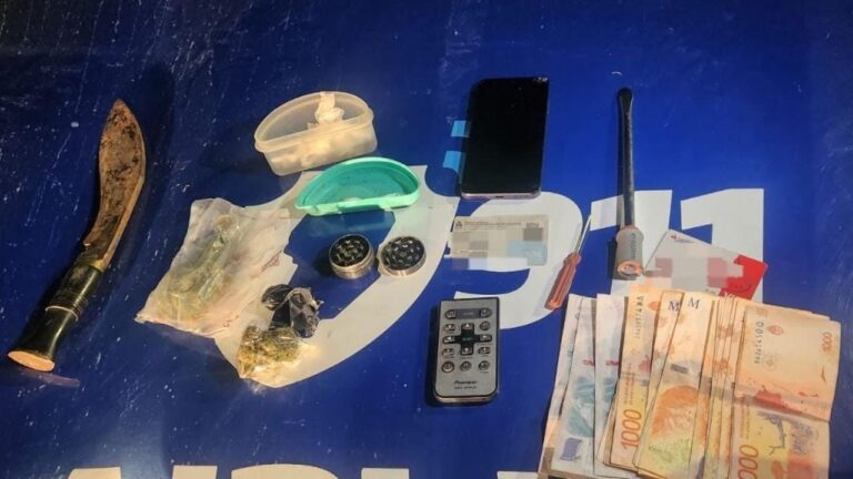 Lo detuvieron con drogas y un inhibidortras una fuga cinematográfica