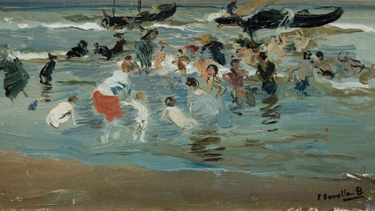 Sale a subasta una ‘playa’ de Sorolla que no se veía desde 1909