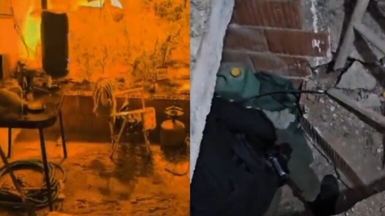 Video: Hallaron un invernadero subterráneo de marihuana en Unquillo