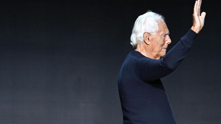 La vida de Giorgio Armani, en imágenes